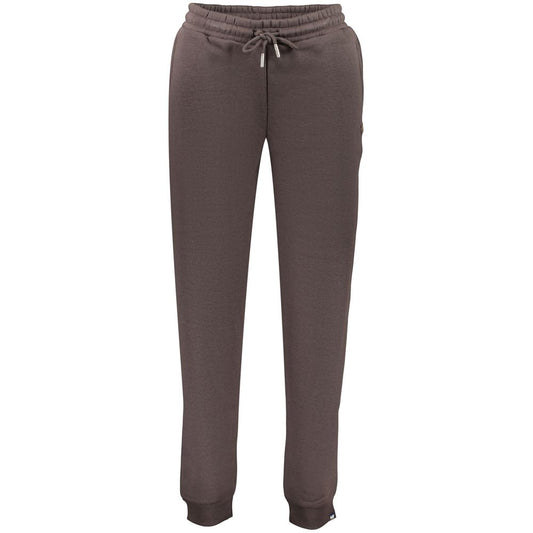Brown Cotton Women's Pants