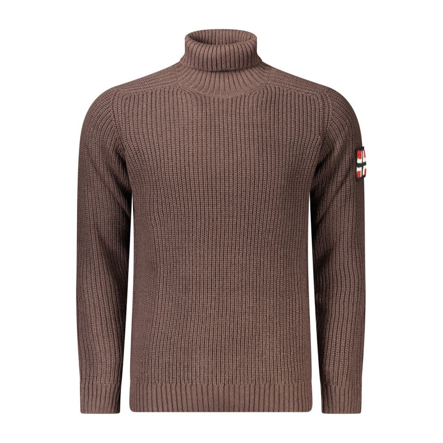 Brown Wool Turtleneck