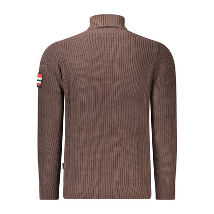 Brown Wool Turtleneck