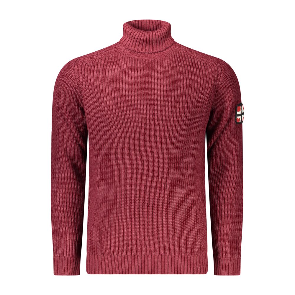 Red Wool Turtleneck
