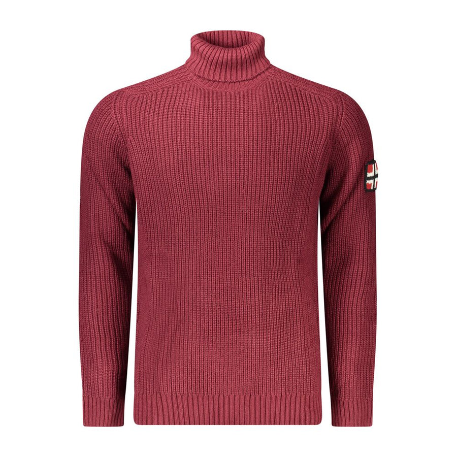 Red Wool Turtleneck