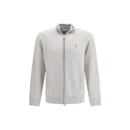 Gray Cashmere Cardigan