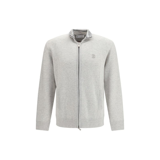 Gray Cashmere Cardigan
