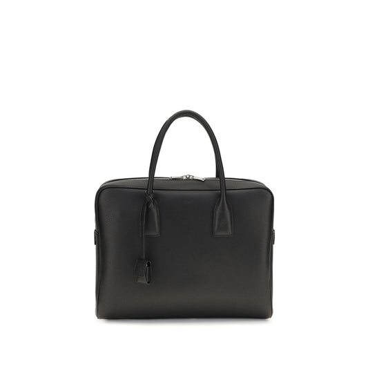 Black Calf Leather Bos Taurus Handbag