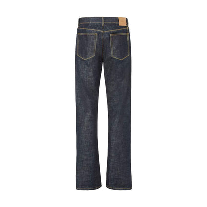 Blue Cotton Slim Fit Jeans