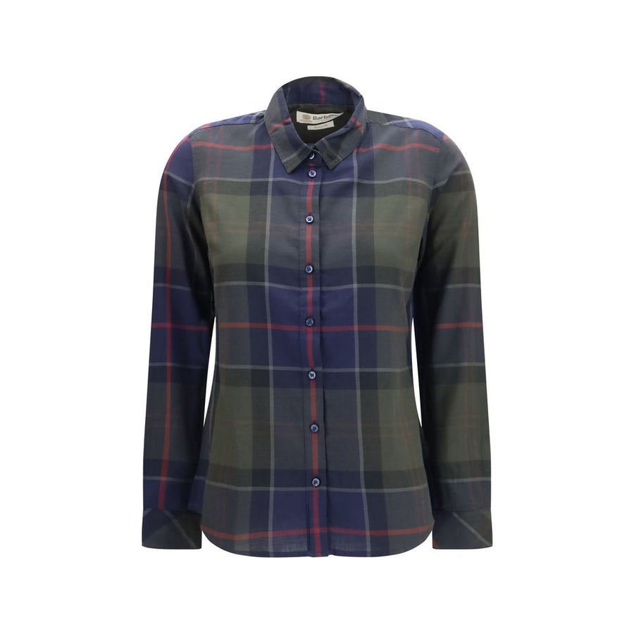 Bicolor Cotton Pattern Shirt