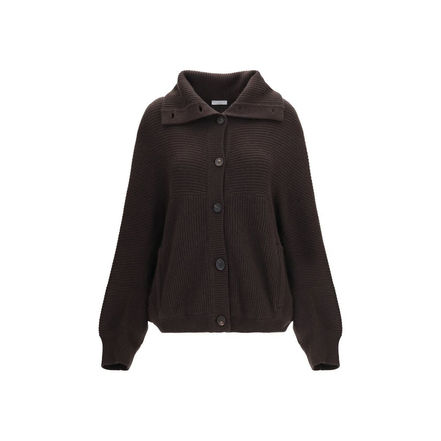 Brown Cashmere Cardigan