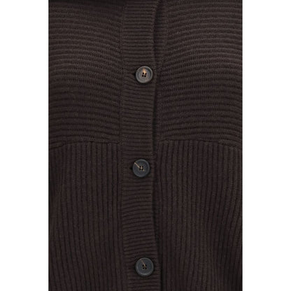 Brown Cashmere Cardigan
