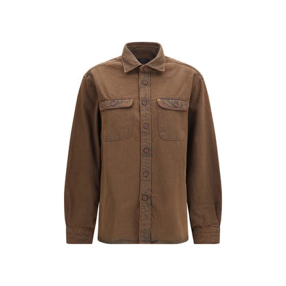 Brown Denim Shirt