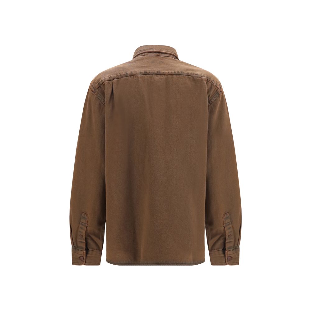 Brown Denim Shirt