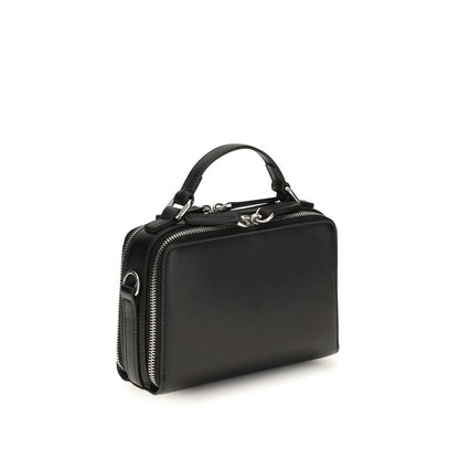 Black Calf Leather Bos Taurus Shoulder Bag