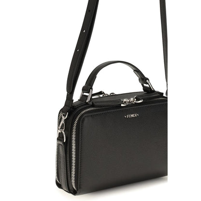 Black Calf Leather Bos Taurus Shoulder Bag