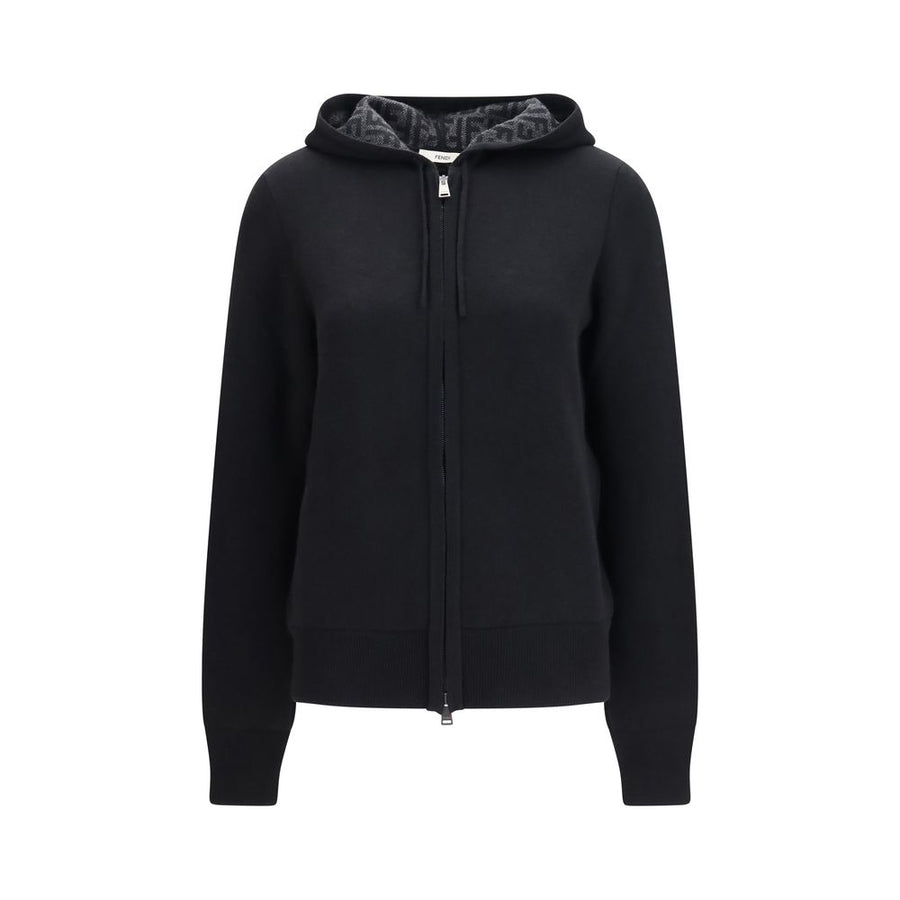 Black Cashmere Hoodie