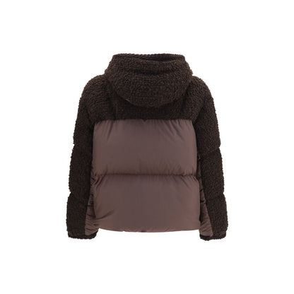 Brown Wool Oves Aries Full-Length Jacket