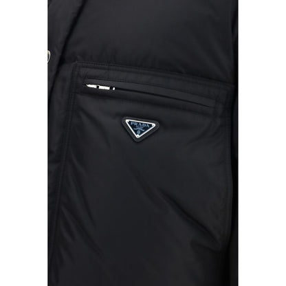 Black Goose Down Full-Length Jacket