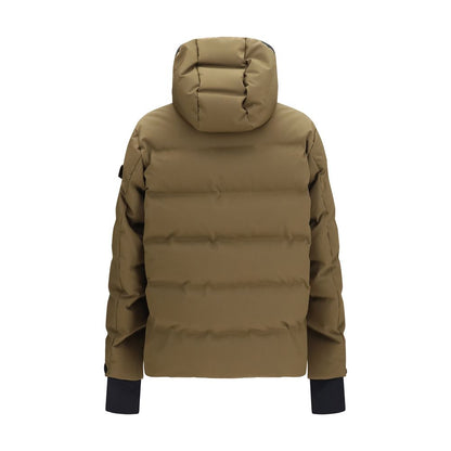 Brown Goose Down Full-Length Jacket