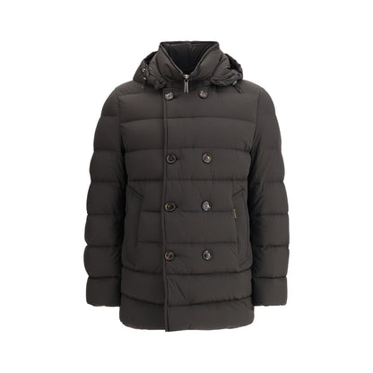 Black Polyamide Full-Length Jacket
