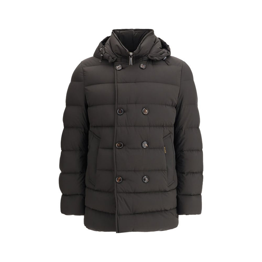 Black Polyamide Full-Length Jacket