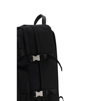 Black Recycled Polyamide Backpack