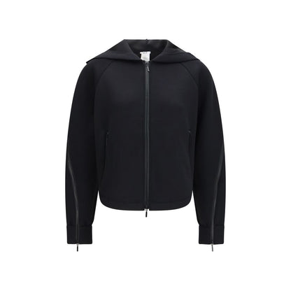 Black Polyester Sweatshirt