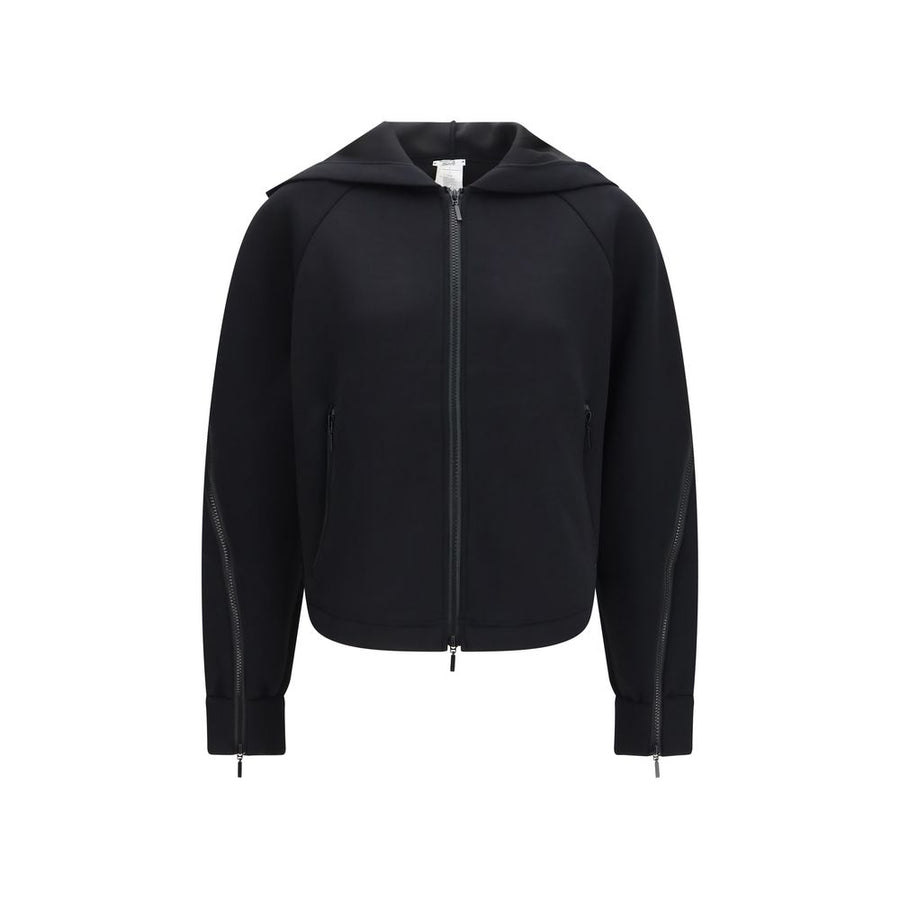 Black Polyester Sweatshirt