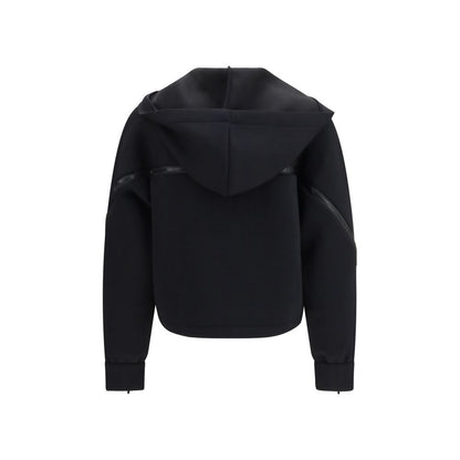 Black Polyester Sweatshirt