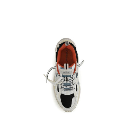 Multicolor Fabric Athletic Sneakers