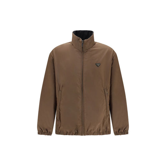 Multicolor Recycled Polyamide Full-Length Jacket