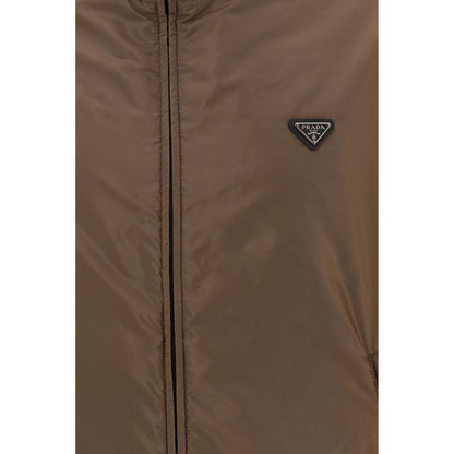 Multicolor Recycled Polyamide Full-Length Jacket