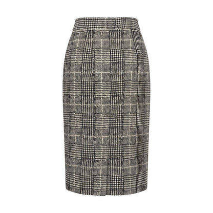 White Cotton Women Skirt