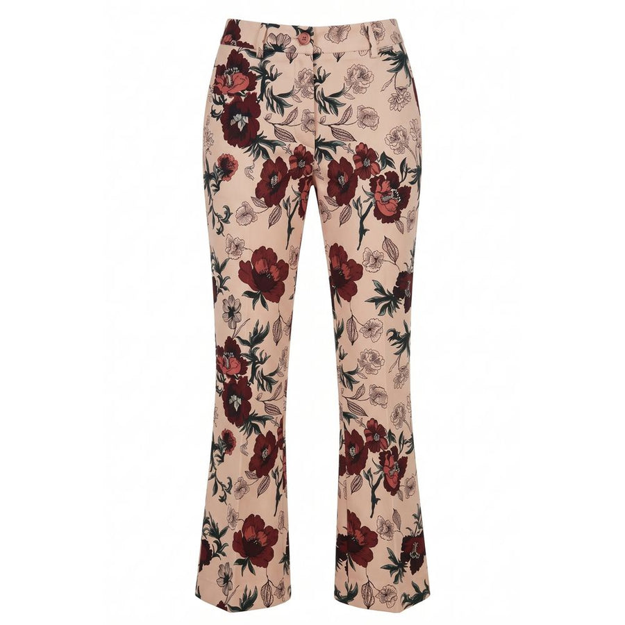 Pink Cotton Women Pants