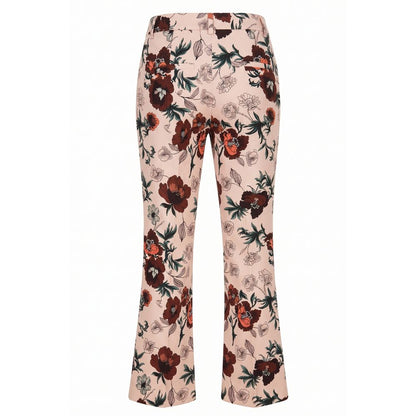Pink Cotton Women Pants