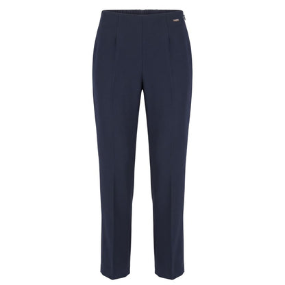 Blue Viscose Women Pant
