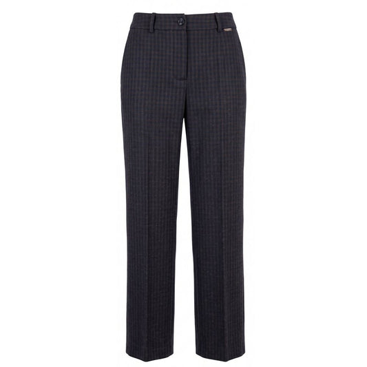 Blue Cotton Womens Pant