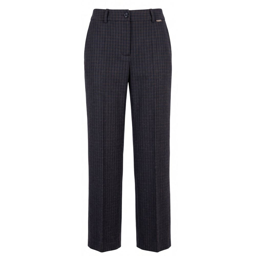 Blue Cotton Womens Pant