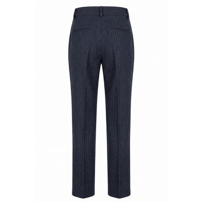 Blue Cotton Womens Pant