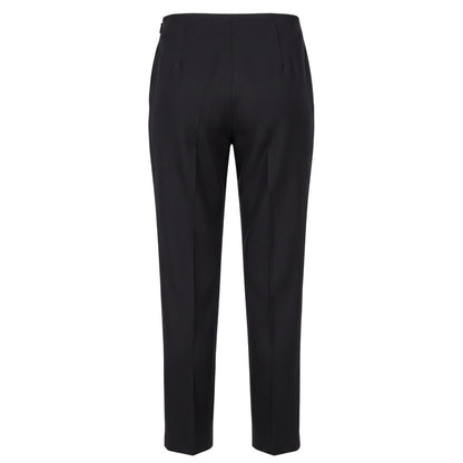 Black Viscose Women Pants