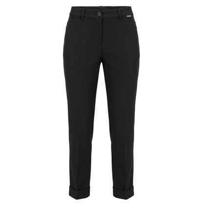 Black Viscose Women Pant