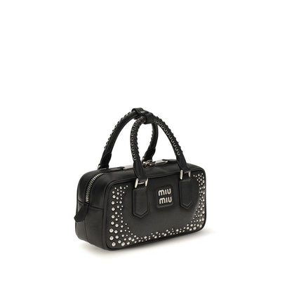 Black Calf Leather Bos Taurus Handbag