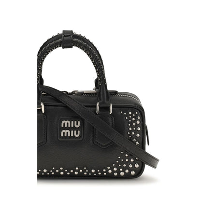 Black Calf Leather Bos Taurus Handbag