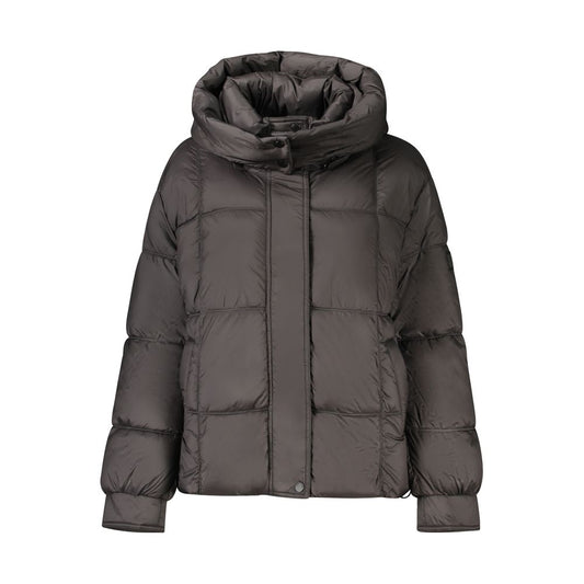 Black Polyester Women's Jacket