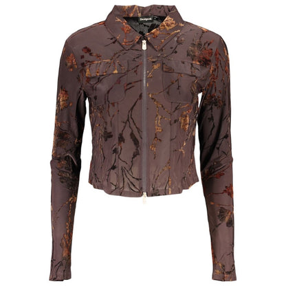Brown Polyester Women's Sweater