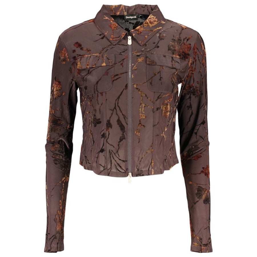 Brown Polyester Women's Sweater