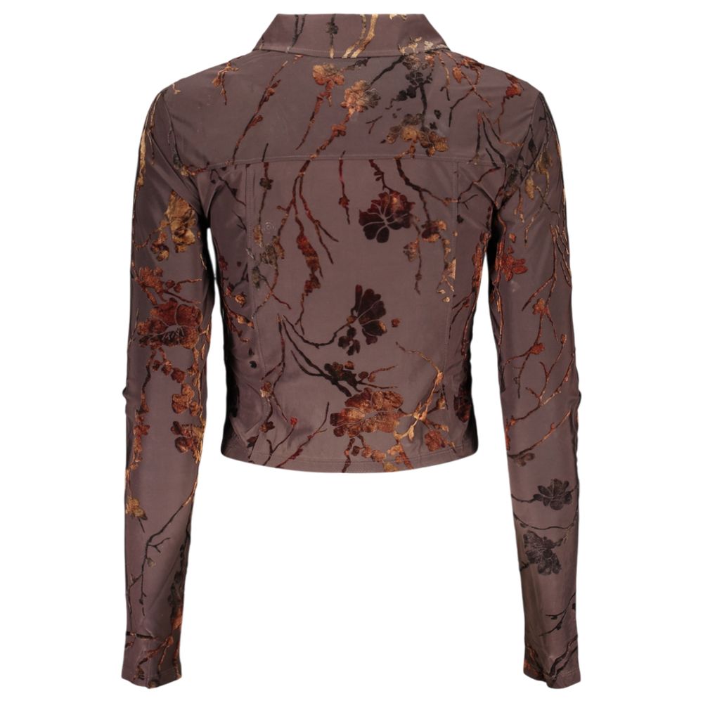 Brown Polyester Women's Sweater