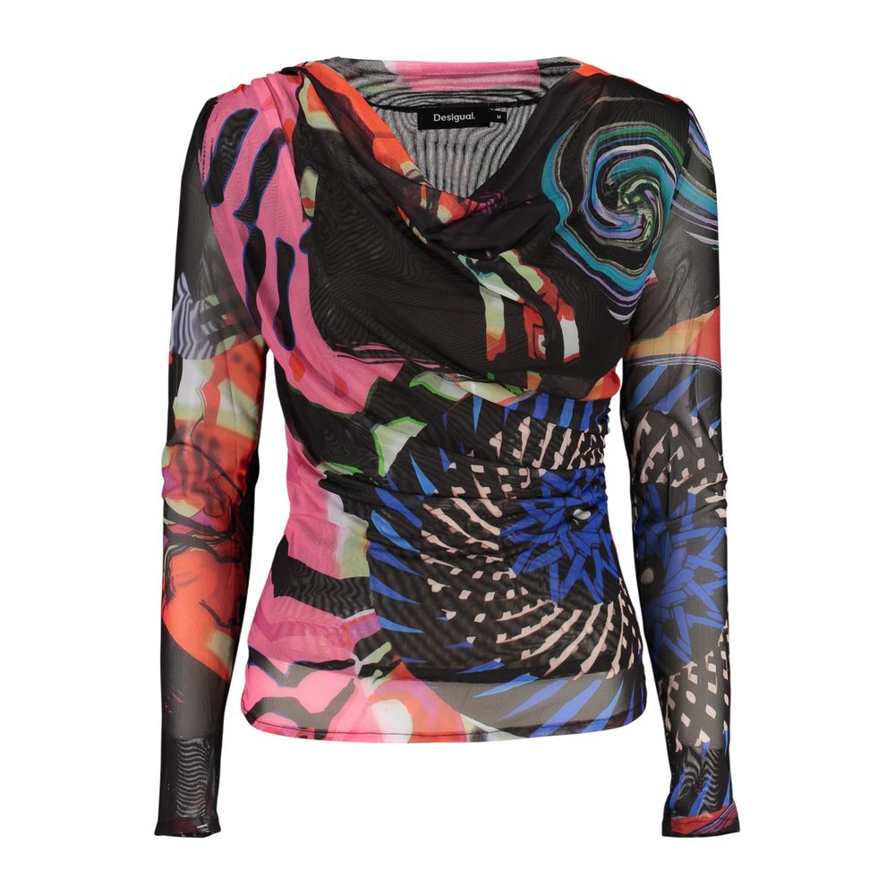 Black Polyester Womens Sweater