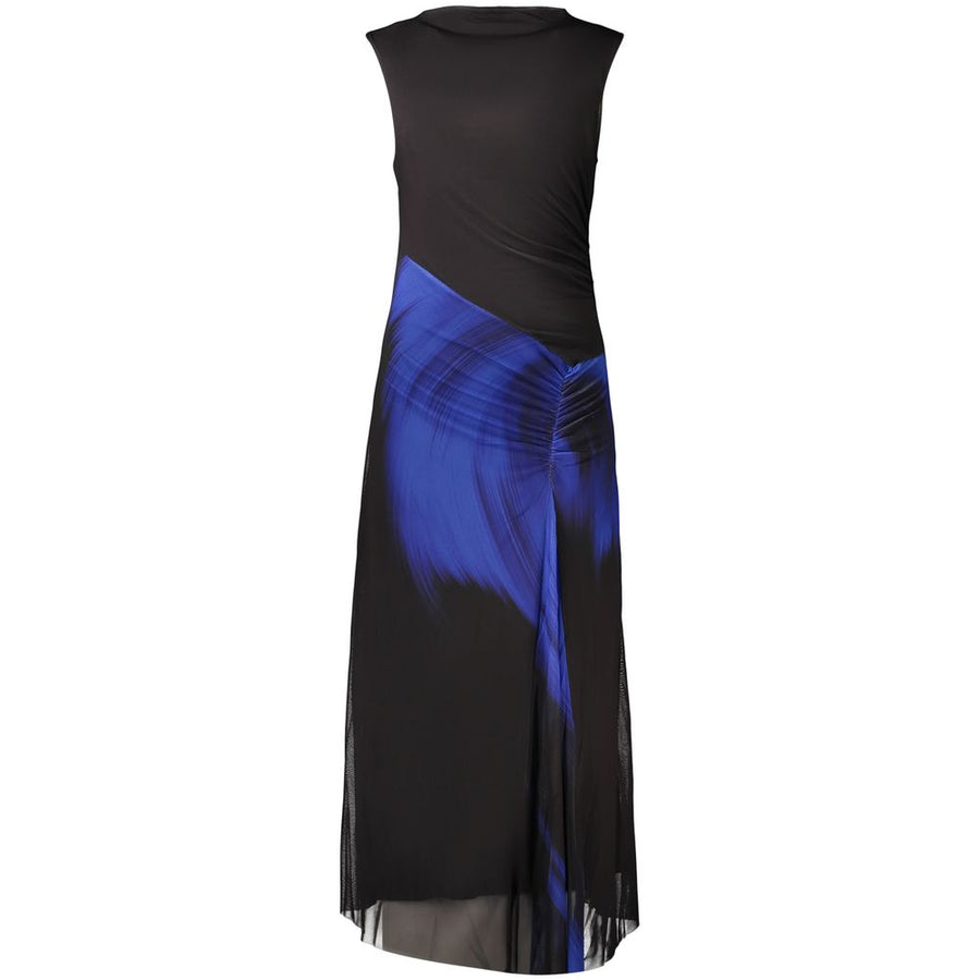 Black Polyester Women's Dress