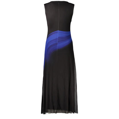 Black Polyester Women's Dress