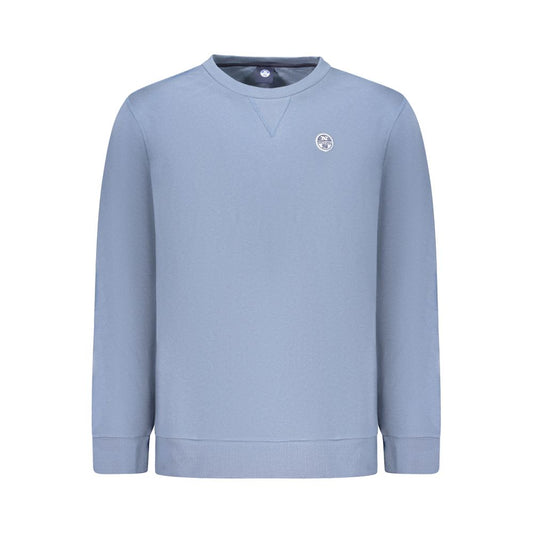 Blue Cotton Men's Sweatshirt