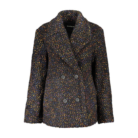 Black Polyester Women's Jacket