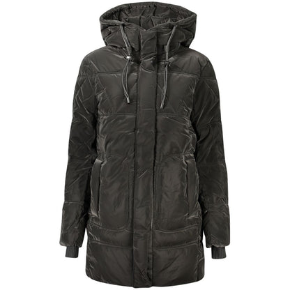 Black Polyurethane Women's Jacket